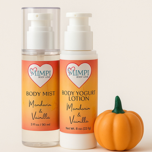 Kit Tentaciones de Otoño – Mandarine & Vainilla (Mist + Lotion + Jabón Calabaza)